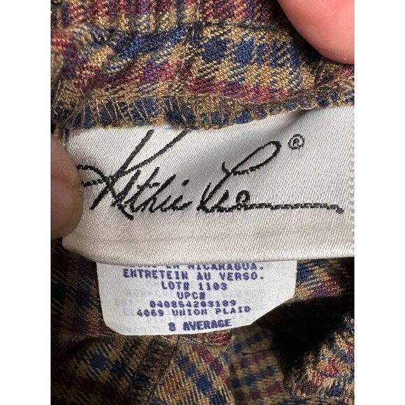 Vintage Kathie Lee Houndstooth Stirrup Pants Small Checkered Pattern Equestrian - Picture 6 of 8